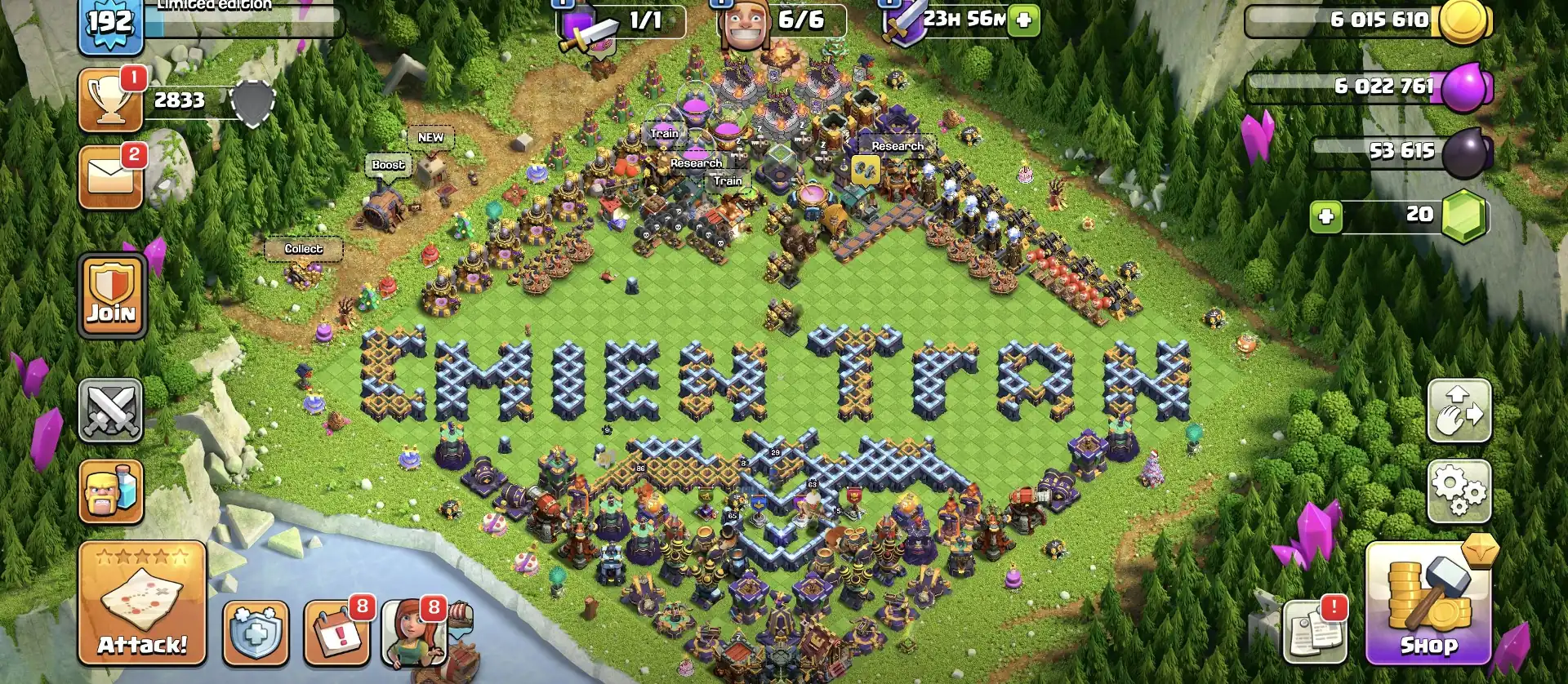 AMAZING OFFER ⚡ TH 17 GOOD QUALITY ACCOUNT ✔️ GOLDEN+BLUE WALL ⚡ 6 BUILDER 🚀 EPIC EQUIPMENT ⚡ HERO 65-86-62-63-29 ✔️ HIGH DEF+LAB 🫶 EVERY SIDE NICE 🚀 BEST DEAL