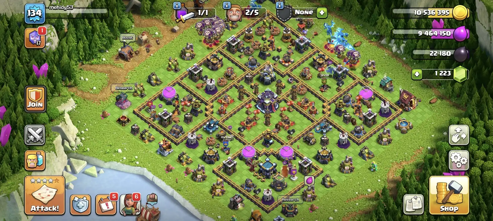 BEST DEAL ➤TH15 NEAR MAX ➤GOLDEN WALL ➤HEROES: 58-63-43-25-15 ➤EPIC: GG+FA ➤558 WS ➤XP-132 ➤PIXEL SCENERY ➤ANDROID & IOS BOTH