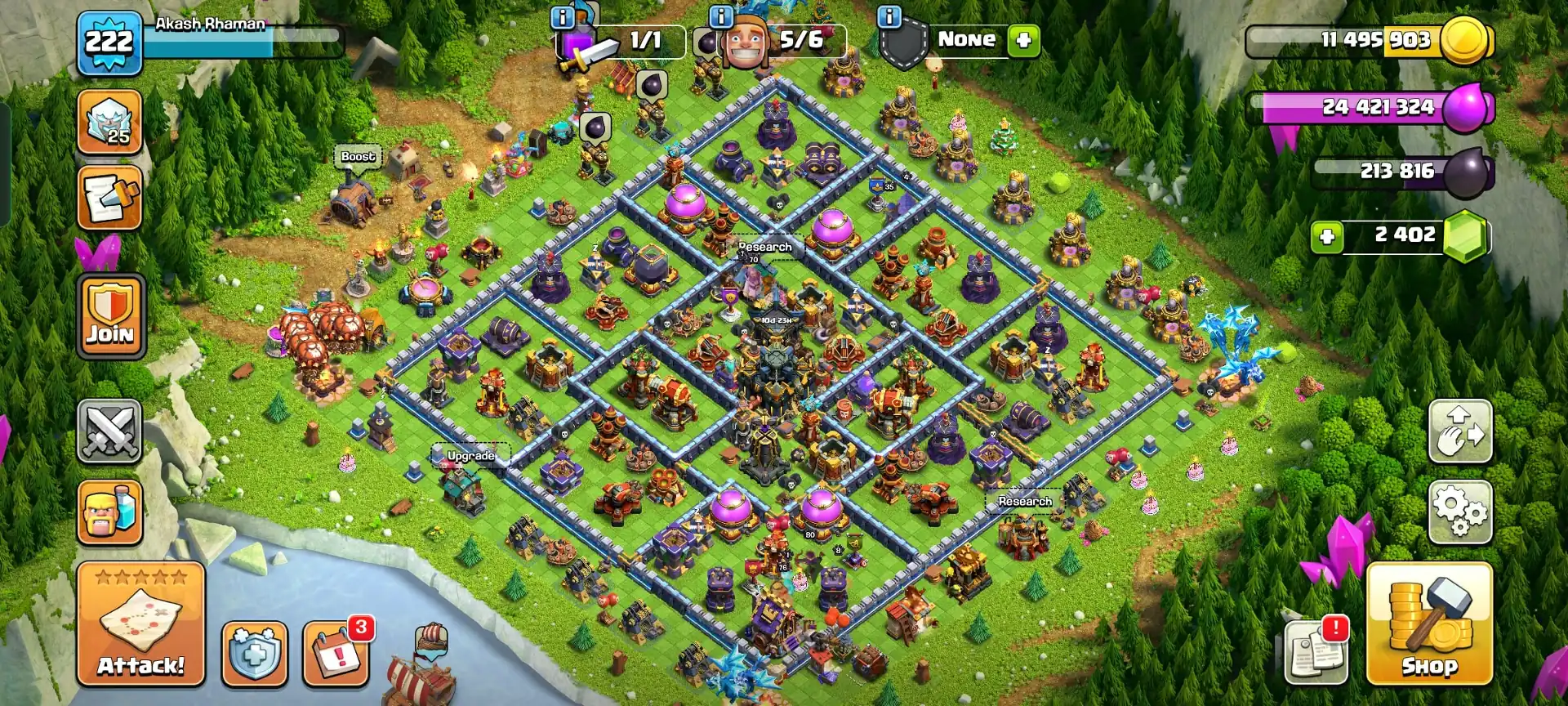 TH 17 SUPERB ACC✦BUILDER BASE ALMOST MAX✦HERO|76|80|70|70|35✦MAX DFC✦ 10X PET✦WOW PROFILE✦ SIEGE WOW