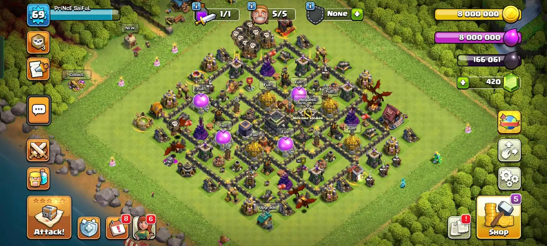 TH 9 FULL MAX✦FREE NC✦5 BUILDER✦EVERYTHING MAX ✦HERO|30|30|10✦VERY BEST DEAL✦MOST RARE ACC
