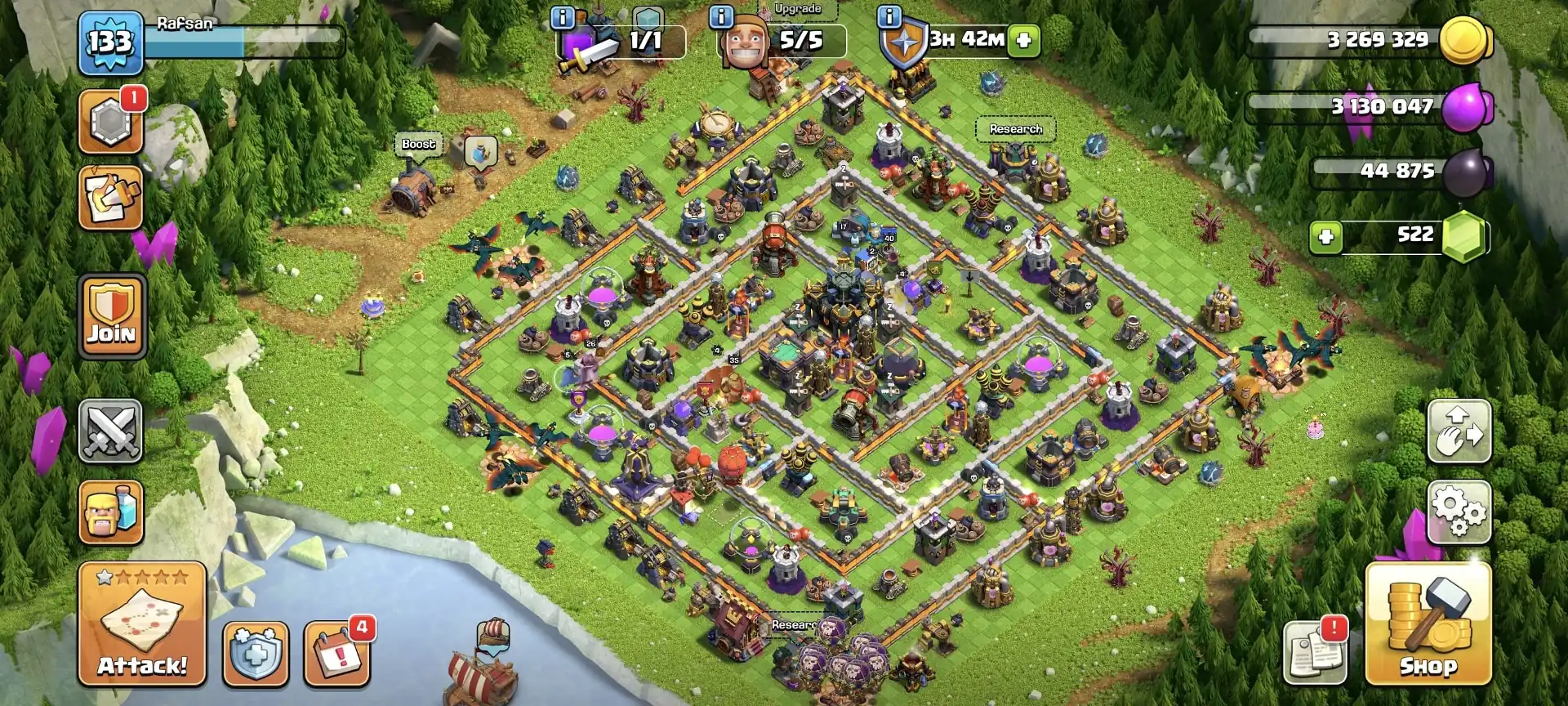 TH17 BEST DONATION | NC FREE | 6X PETS | 6X SIEGE | HEROES: 35-40-44-26-17 | 299 WS | XP-133 | 266 MEDALS | FULL ACCESS | SUPER DEAL