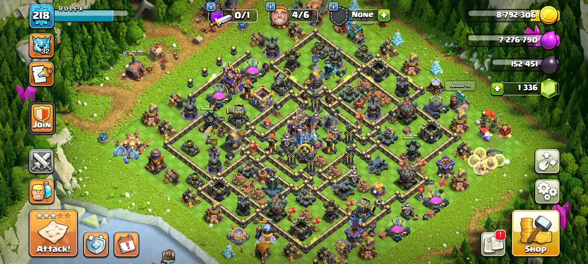 Th17 100% max Out>Th18 New ➤Nc Yes ➤Heroes: 100-100-77-75-50 ➤3 Epic Max Almost ➤2040 Ws ➤Full Access ➤Very Best Deal