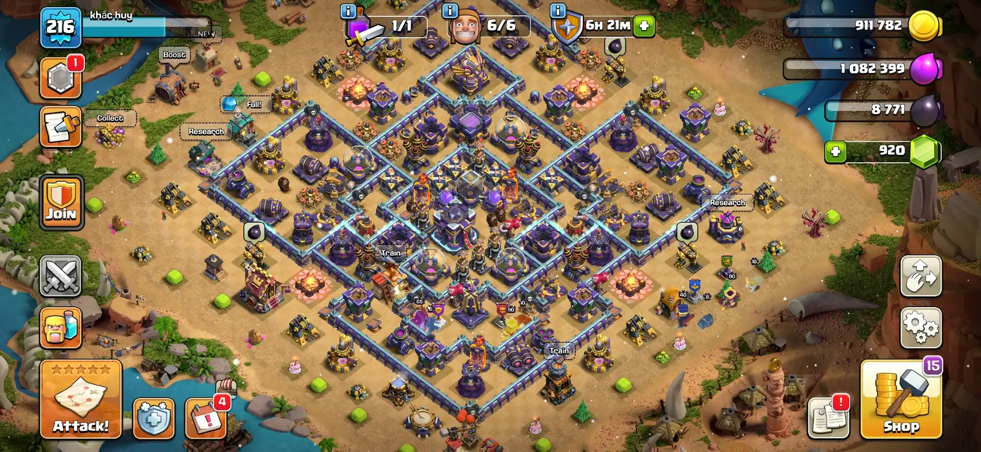 Super Discount For Christmas🎄Th 15 Max Account🎄Purple Wall🎄Hero 90-90-64-65-40 🔥 Epic Equipment🎄Every Side Super Quality ✨ Big Discount