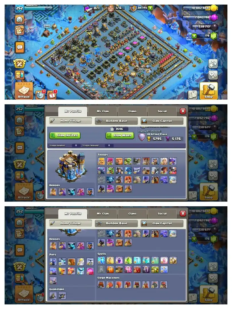 [WINTER OFFER] EXP-252 ➤TH18 MAX ➤TH18 3 HERO MAX | 8 EPIC MAX ➤TH18 MAX ➤HEROS- 105-105-94-80-55 ➤13 EPIC EQUIPMENT ➤NC- 1000 ➤LOTS OF SKIN