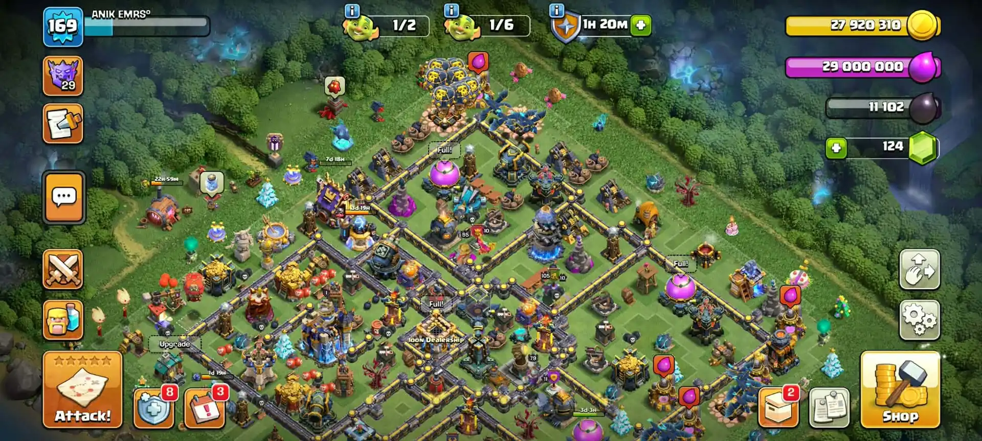 TH 18 SUPERB ACC✦HERO|95|105|50|79|54✦HIGH DFC✦WALL VERY GOOD✦VERY HIGH EPIC✦PROFILE ALMOST MAX TIPE✦