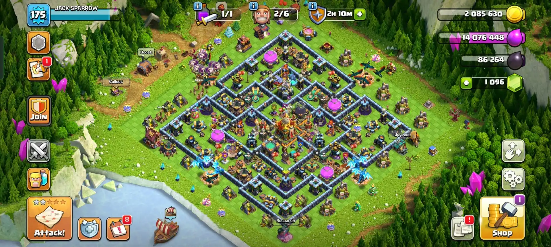 SUPER CHEAP❤️‍🔥TH 16 GOOD ACC ❤️‍🔥HERO|76|75|42|51|24❤️‍🔥NC YES❤️‍🔥VERY GOOD EPIC❤️‍🔥7X HERO SKIN❤️‍🔥GD PROFILE AND DFC❤️‍🔥