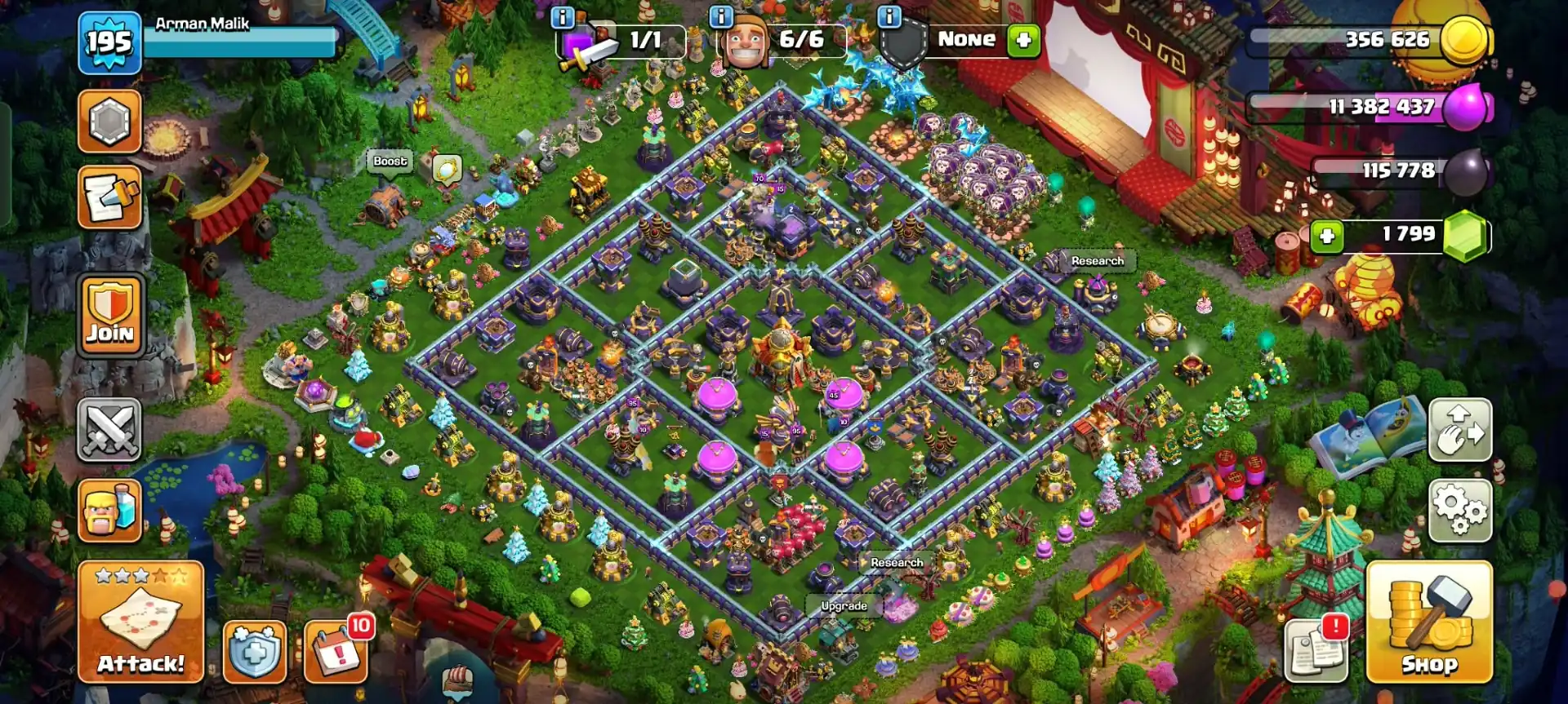 SUPER CHEAP✦TH 16 NEAR MAX✦ NC YES✦1 PREMIUM SCENERY✦ HERO|81|83|65|55|34✦TH 15 MAX TIPE✦10X HERO SKIN✦HIGH EPIC ✦PURPLE WALL MAX DFC