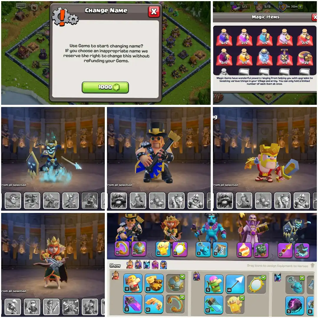 SUPER CHEAP✦TH 16 HIGH DFC ACC✦HERO|58|59|49|39|21✦HIGH DFC✦VERY GD EPIC✦NC YES✦GD PROFILE✦HIGH PET SIEGE✦6B✦ 4X HERO SKIN✦EVERY SIDE GOOD