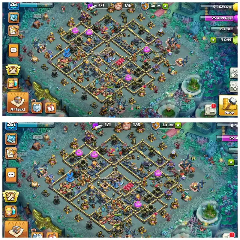 [12 Epic Equipment]➤➤Th18 Exclusive Account➤➤Heroes:100-100-90-77-52➤➤Dragon set➤➤22 Skins➤➤War Arena Scenery➤➤1540 Cwl medals