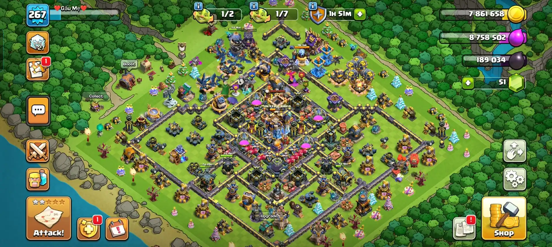 【78 Global Rank➜13 Epic Max】✦Premium Th18 Max✦【5 Hero Max➜5200 War Star】✦Xp➾267✦Nothing Left Upgrade✦Full Ownership✦