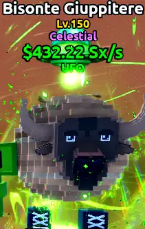 🌊ESCAPE TSUNAMI🌌 [Celestial UFO Bisonte Giuppitere] Level MAX♨️ Money 432Sx/s💰
