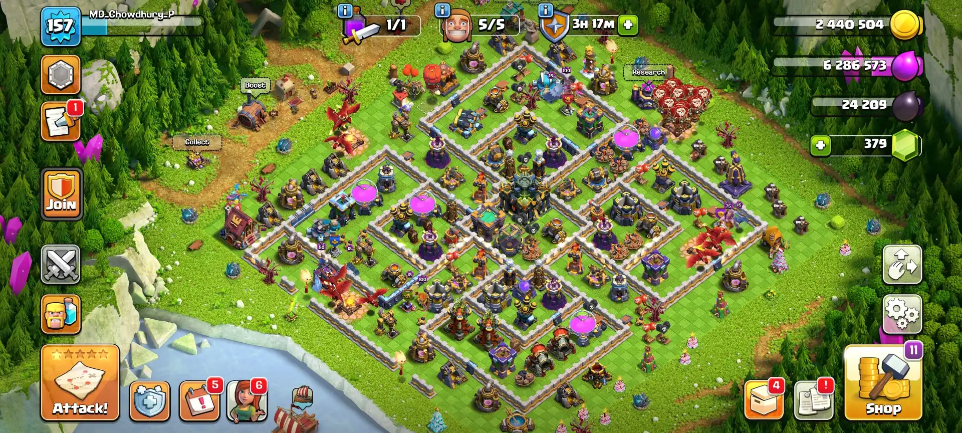 [SUPER CHEAP] TH17 BEST DONATION ➤902 WS ➤XP-156 ➤6X PETS ➤HEROES: 57-64-33-34-5 ➤5X SIEGE ➤STRONG DFC ➤FULL ACCESS ➤GD TROOPS