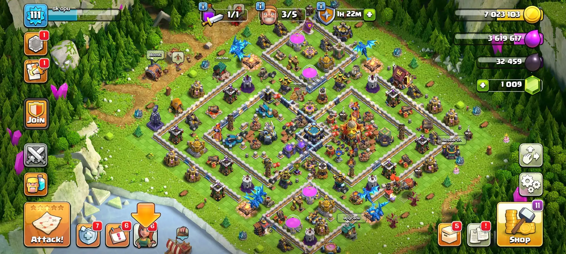 SUPER CHEAP [NC FREE] ➤TH16 DONATION ➤236 WS ➤HEROES: 44-32-27-14-2 ➤FA-17/SB YES ➤4X SIEGE ➤GD TROOPS ➤FULL ACCESS