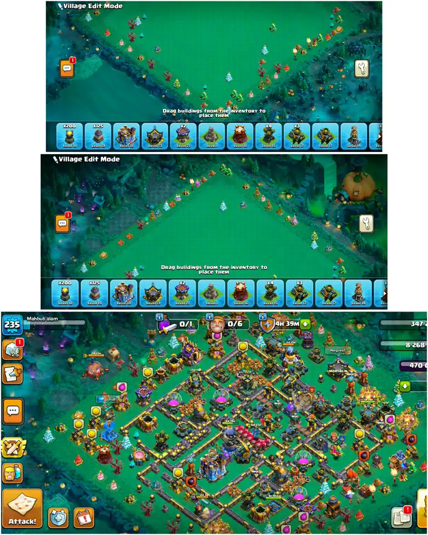 [3300 Ws] [Super Deal] Th18 Almost Max | 3 Epic Max | 4 Heroes max [Wall Max] 1x Scenery | Old Obstacles | Xp-235 | Nc Free | Full Access