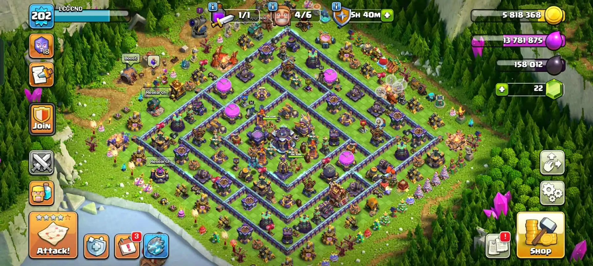 MOST RARE LEAGUE KING SKIN✦TH 15 ALMOST MAX✦ HIGH EPIC LEVEL✦HERO|83|83|59|54|35✦14X HERO SKIN ✦BUILDER BASE 95% MAX✦ DFC 95% MAX HIGH PROFILE