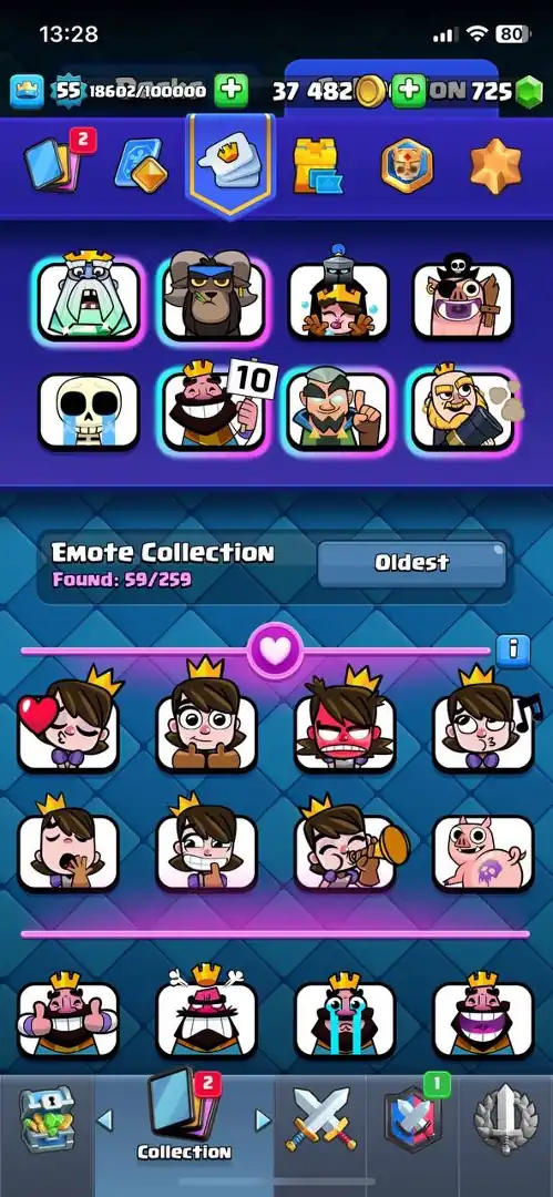 Rare diamond ghost emote