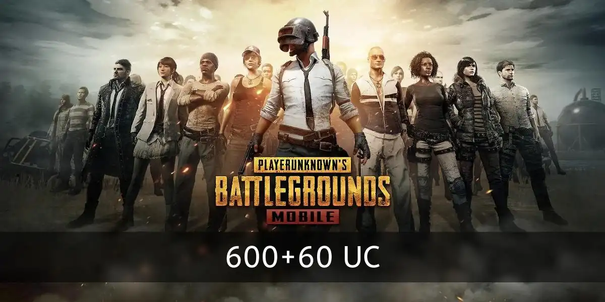 PUBG Mobile 600 + 60 UC Code