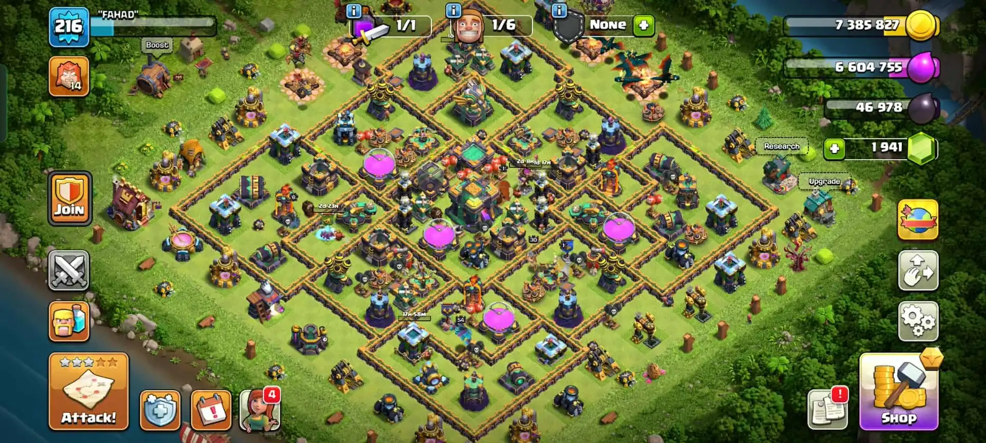 TH 14 LAB MAX✦WOW ACC✦HERO|80|80|54|56|30✦ NC YES✦6X HERO SKIN✦2 EPIC✦ALMOST MAX✦226 LEVEL✦6B