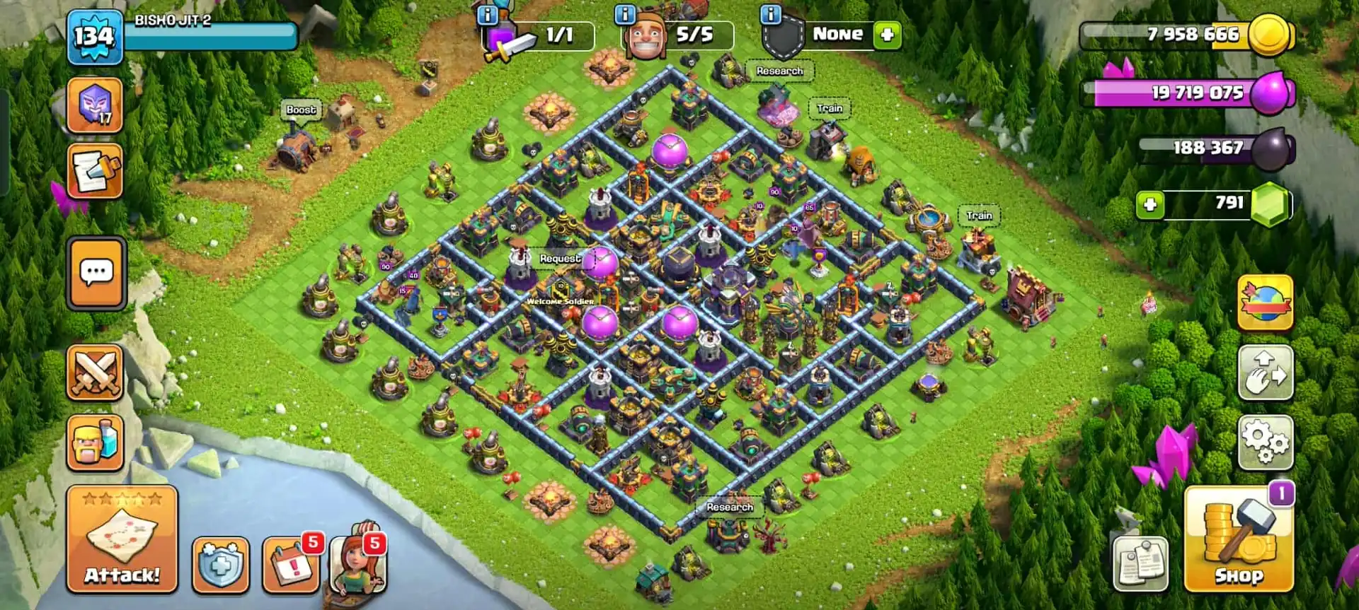 TH 15 BEST FOR WAR✦DARK BLUE WALL✦VERY HIGH EPIC ✦HERO|45|67|30|30|27✦NC YES✦GREAT DFC AND PEOFILE✦4 PET AND 6 SIEGE ✦