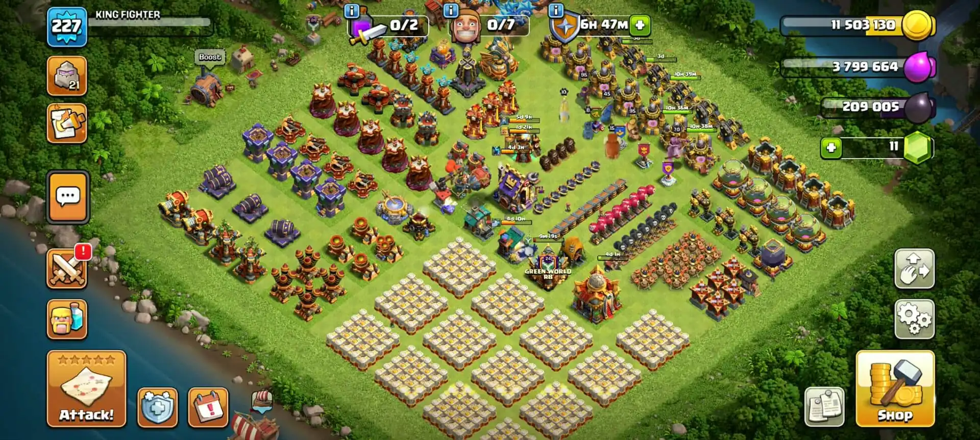 TH 16 HIGH ACCOUNT✦HIGH DFC AND PROFILE✦HERO|95|95|69|70|45✦HIGH EPIC✦ MAX WALL✦BH BASE WOW✦
