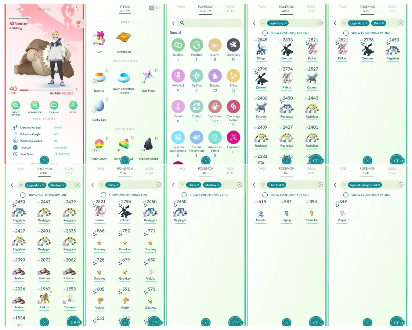 Level 40 Valor 🛡️ 52 Legendary 🛡️ 50 Shiny 🛡️ 3 Shiny Legendary 🛡️ 13 Shadow Legendary 🛡️ 1 Shiny Shadow 🛡️ All Tradable