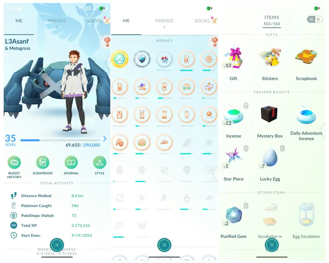 🎯 LEVEL 35 MYSTIC TEAM 🎯 13 LEGENDARY 🎯 52 SHINY 🎯 2 SHADOW LEGENDARY 🎯 4 PERFECT IV 100 🎯 750 POKECOINS 🎯 STACKED ITEMS 🎯
